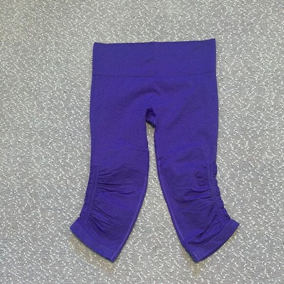 Lululemon In The Flow Crop Leggings Power Purple SIZE 6 - Picture 7 of 9